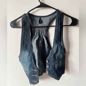 Highway Jeans Jacket Sleeveless Denim